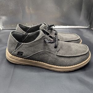 Skechers Melson Volgo Men's Casual Slip On Wide Fit Air-Cooled Memory Foam Shoes